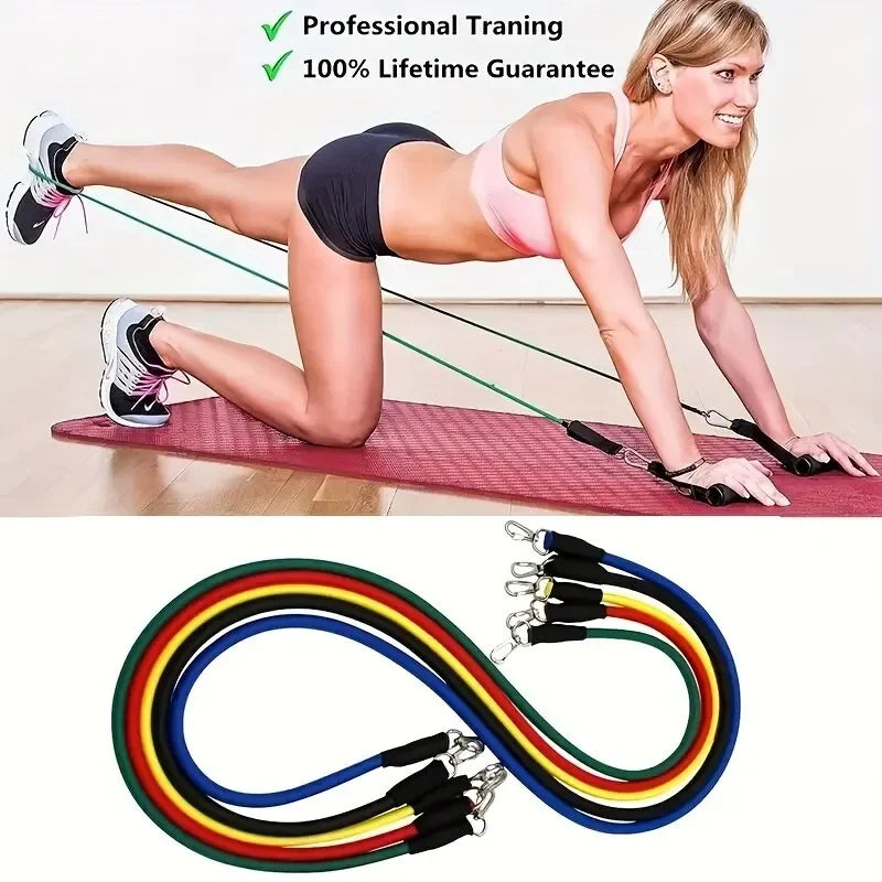 Adjustable home workout fitness bands