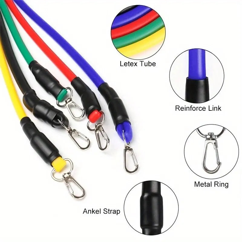 Adjustable home workout fitness bands