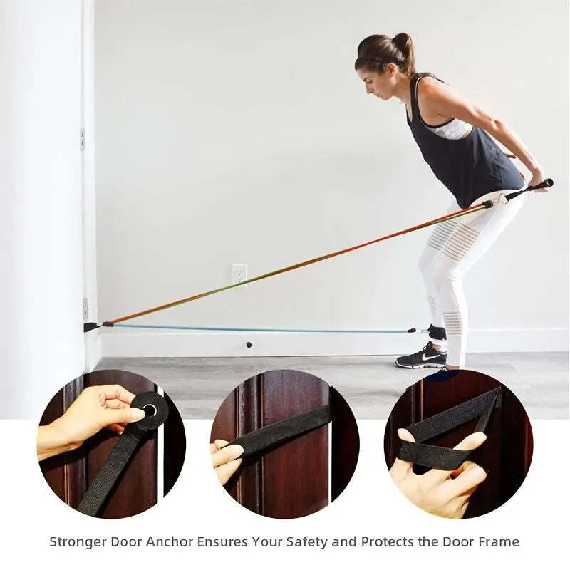 Adjustable home workout fitness bands