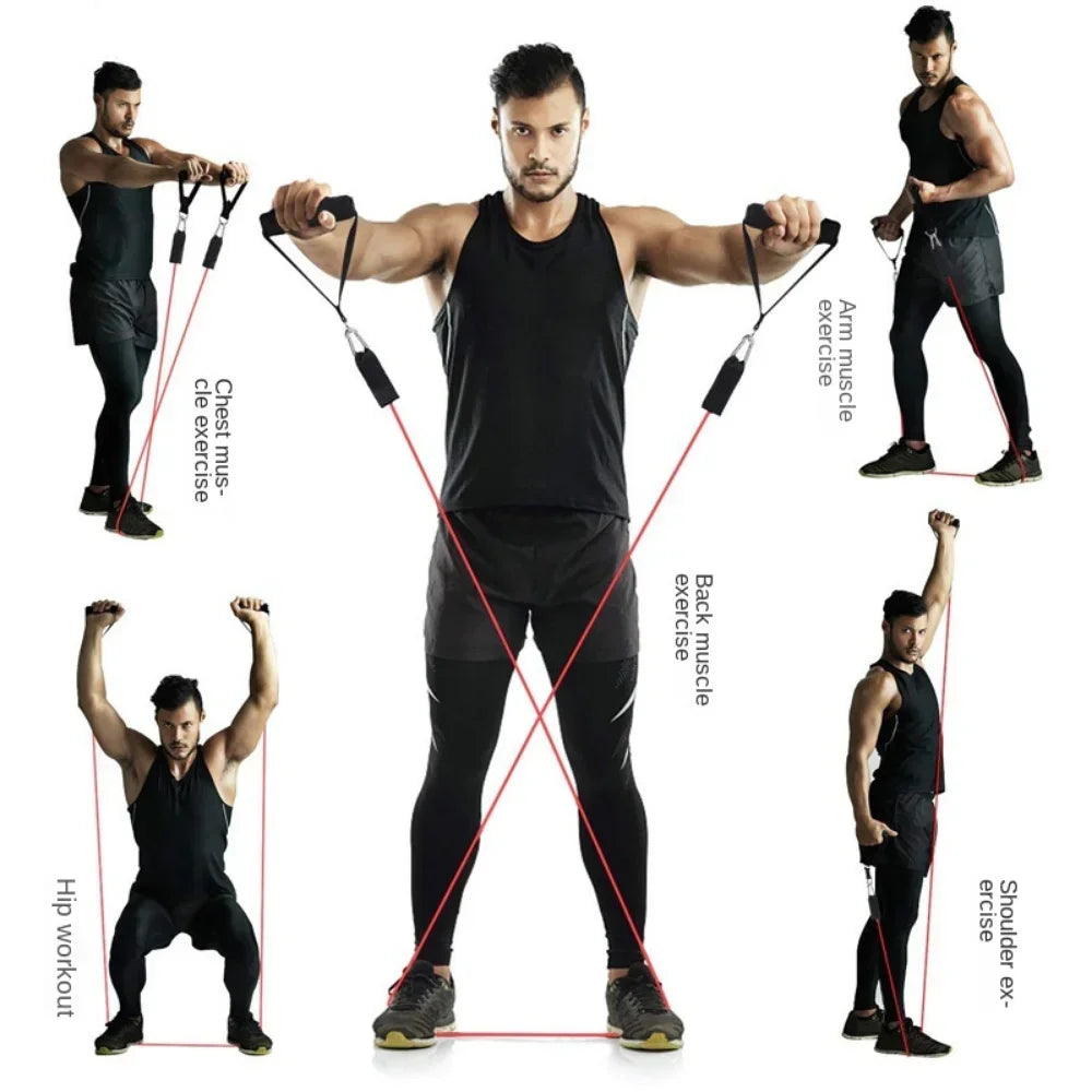 Adjustable home workout fitness bands