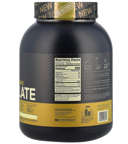 Optimum Nutrition Gold Standard 100% Isolate