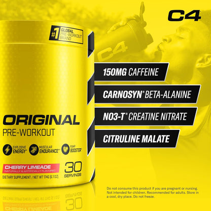 Original C4 Pre Workout Powder – Cherry Limeade