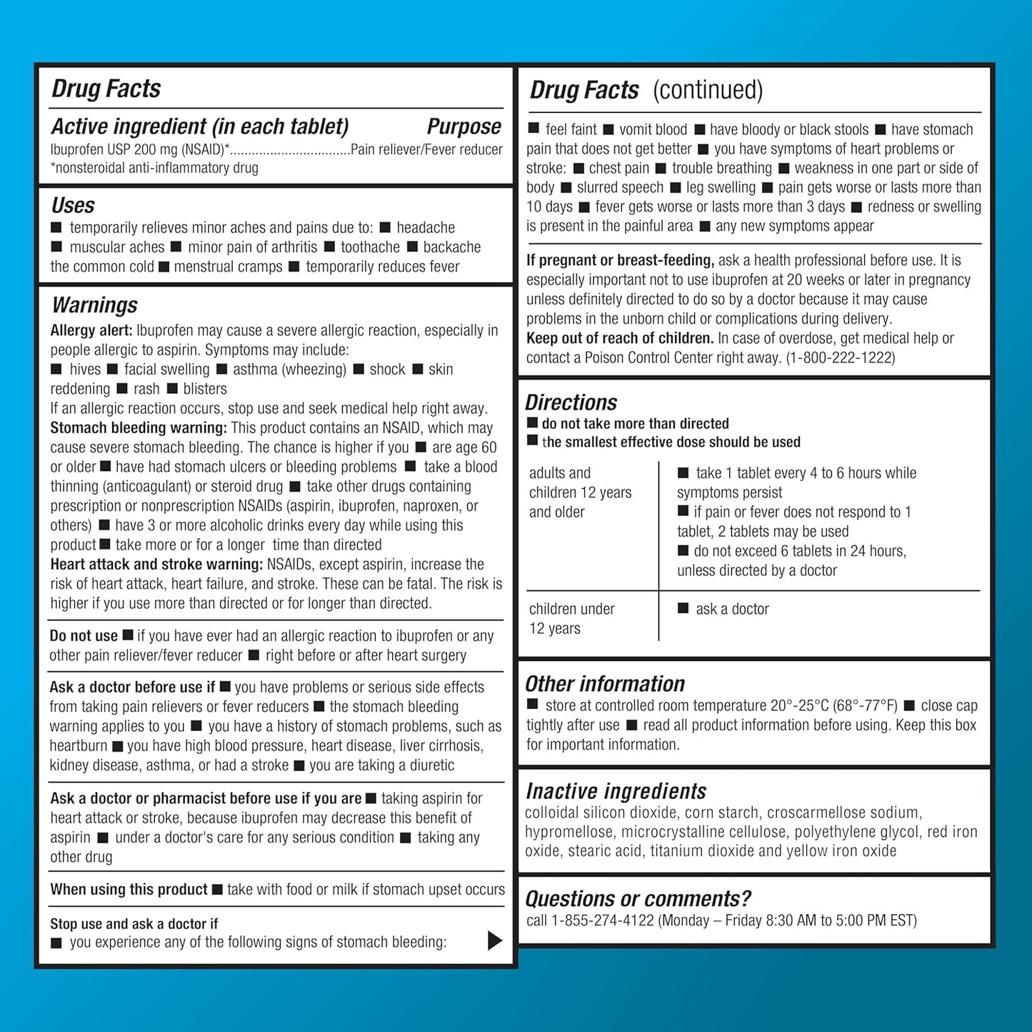 Ibuprofen 200 mg Tablets