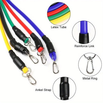 Adjustable home workout fitness bands